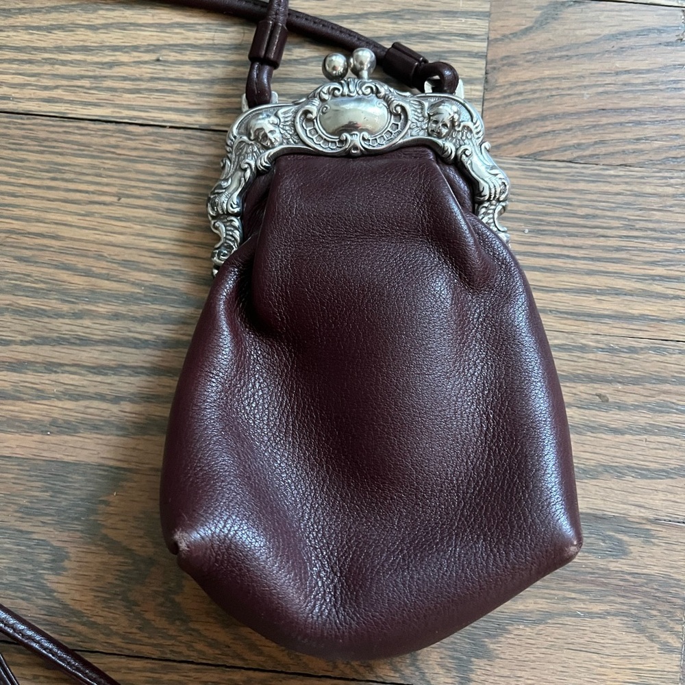 Brighton vintage brown one world leather crossbody